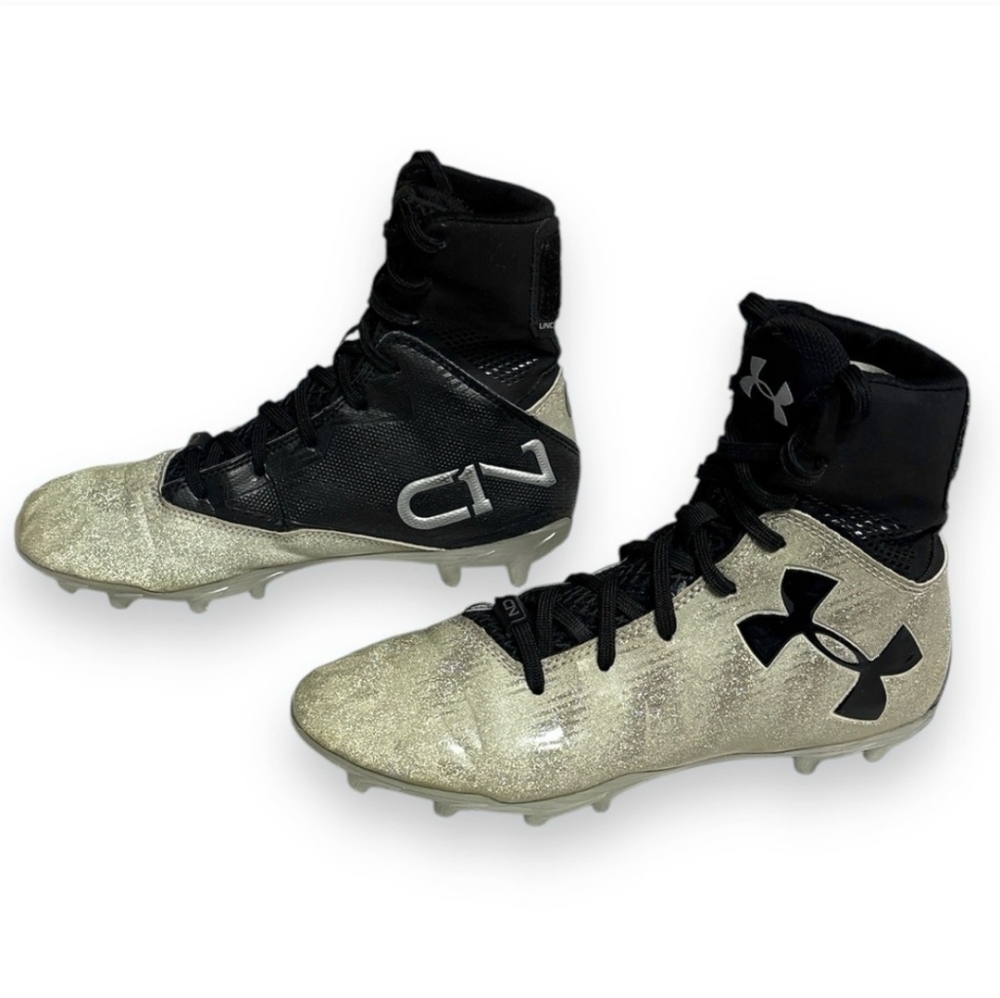 UNDER ARMOUR C1N Cam Newton High Top CleatsDebuted 2016